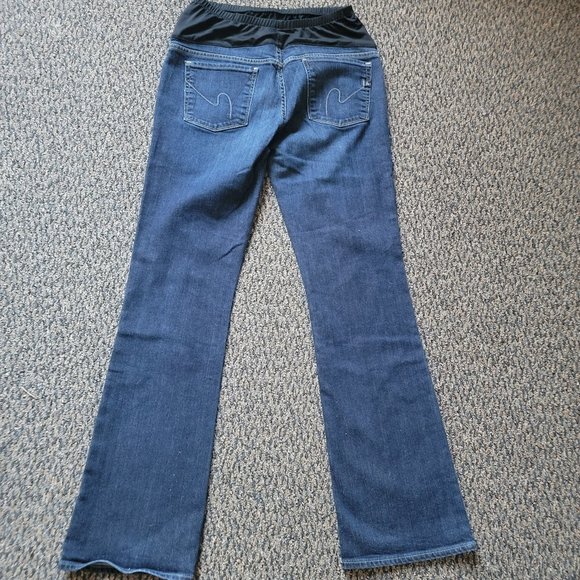 COH Citizens of Humanity Maternity Bootcut Stretch Jeans Sz  32  Medium Wash - Picture 2 of 12
